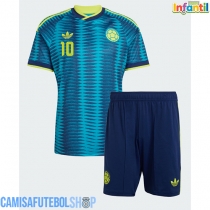 Camisa de time de futebol Colômbia James Rodriguez #10 Replicas 2º Equipamento Infantil Mundo 2026 Manga Curta (+ Calças curtas)